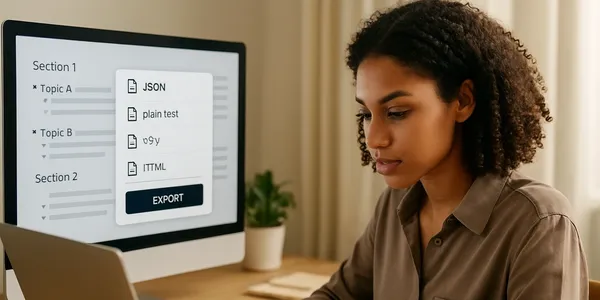 A screen showing the content creation interface of Poppy AI.